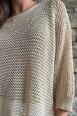 Conrad Grunge Loose Cotton Knit Oat
